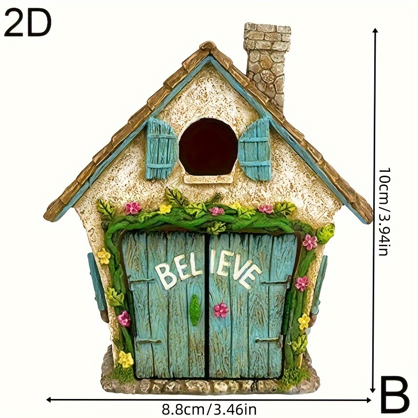 1pc, Scultura Porta In Legno, Ornamenti Porta Casa Elfo, Decorazione Porta  Albero Nano Fata, Oggettistica Per La Casa, Arredamento Camera - Temu Italy