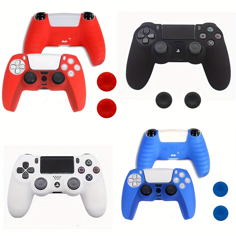 New Silicone Cover Case Ps4 Controller Protective Skin - Temu