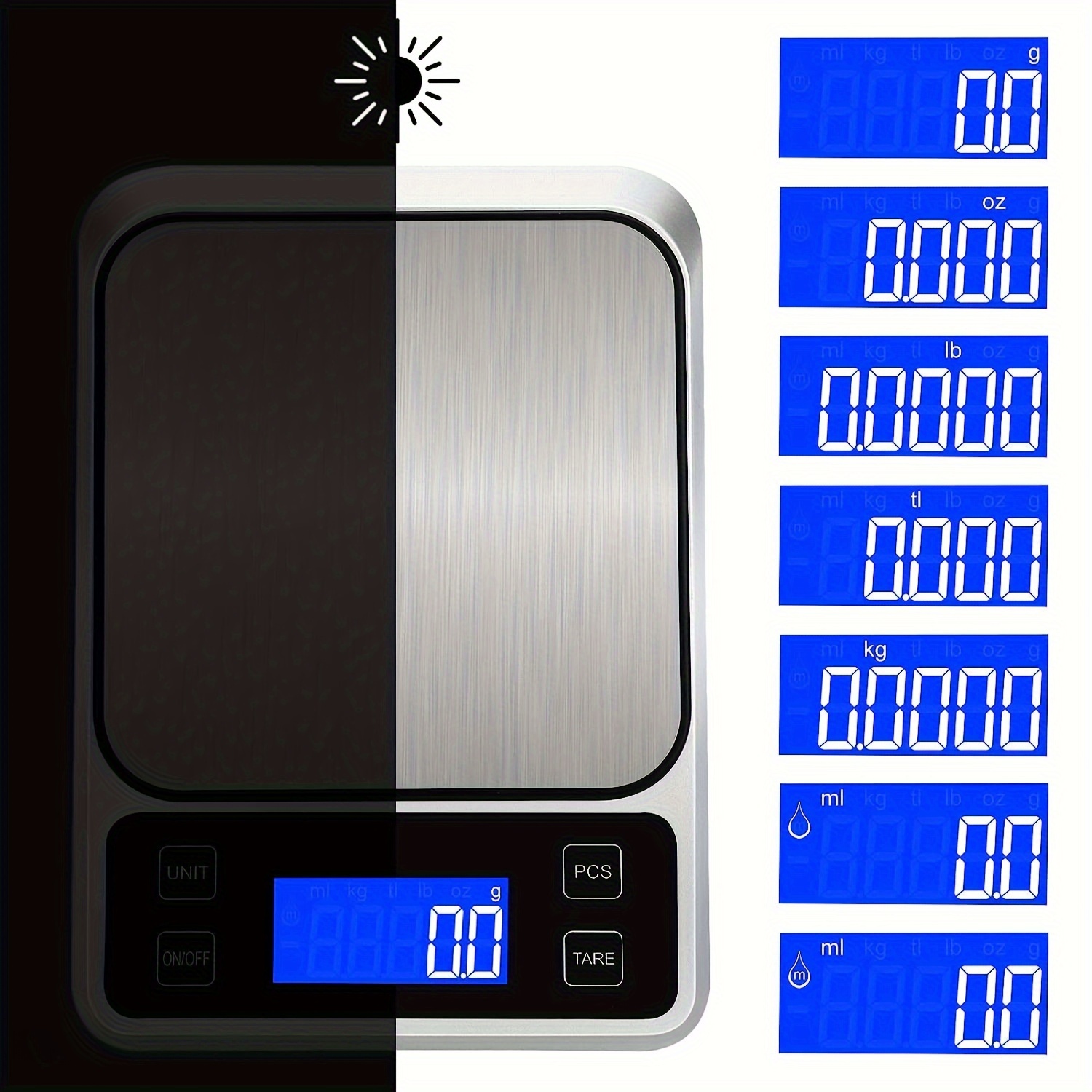 Household Food Scale, Digital Scale, Grams And Oz For Cooking Baking Weight  Loss, Keto, Precise Graduation - Temu