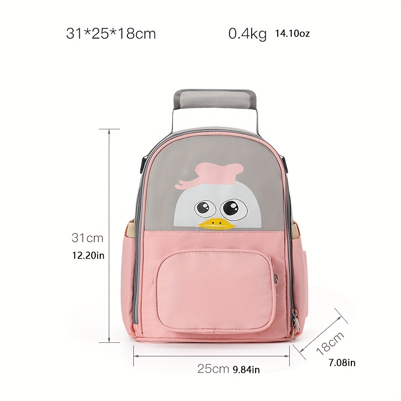 Functional Mommy Bag Lightweight Shoulder Backpack For Mother And Baby