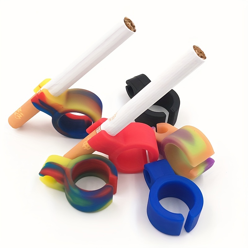 1pc Hand Bone Smoking Ring Holders Silicone Ring Cigarette Holder Ring  Creative Finger Protector Silicone Cigarette Holder Ring For Conventional  Smoking Accessories Smoking Accessories