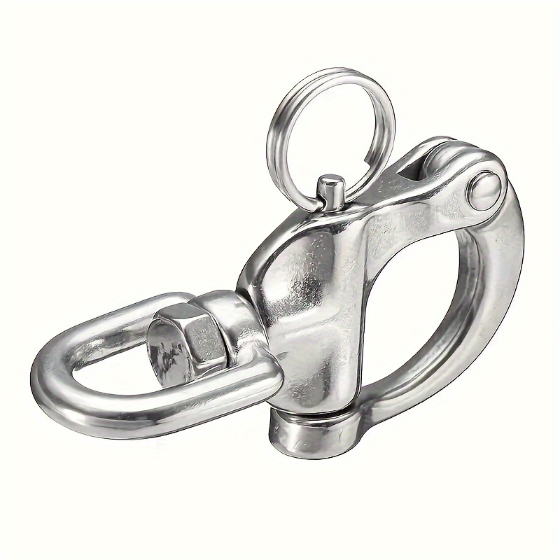 1pcs 316 Stainless Steel Swivel Eye Snap Shackle Quick Release