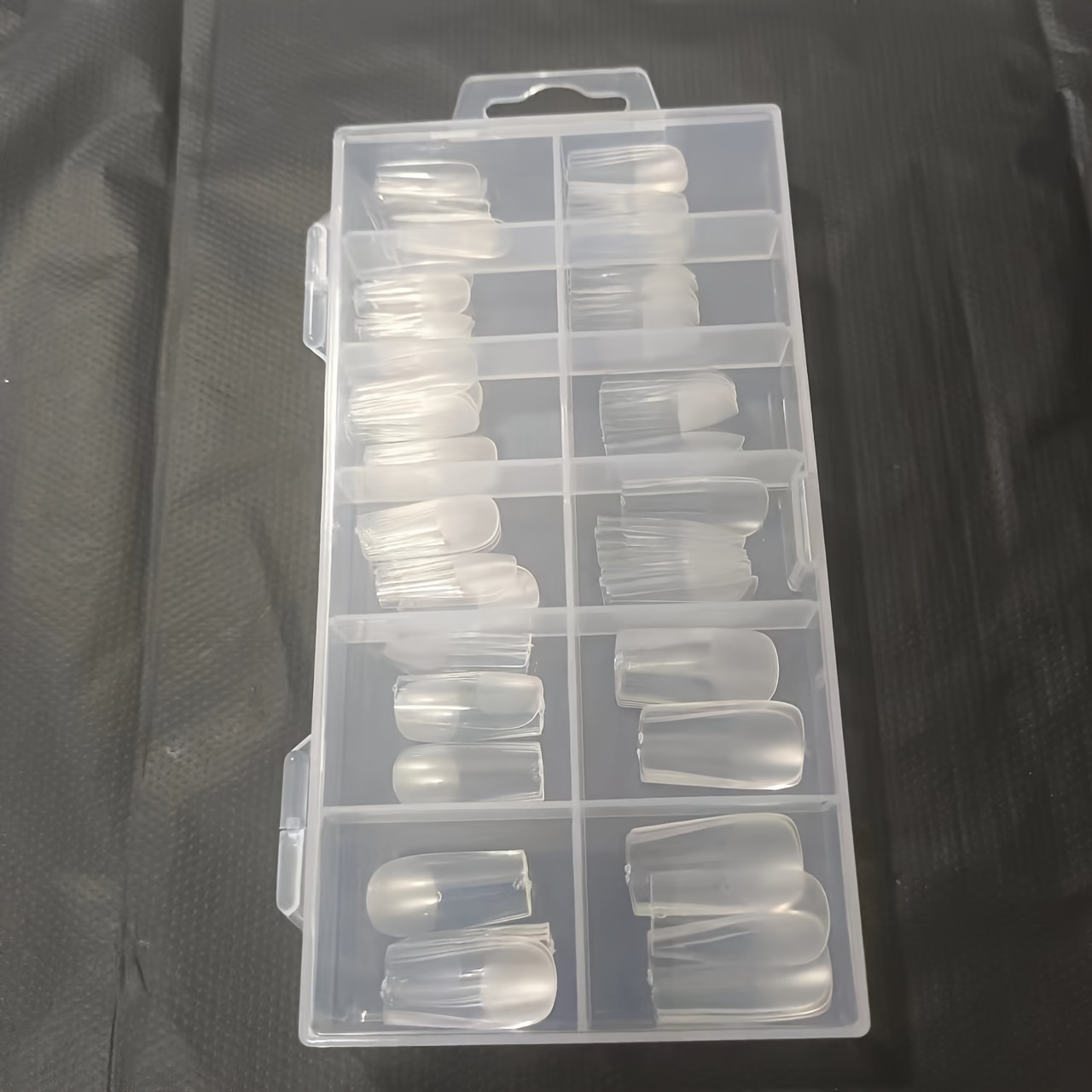 120pcs Half Matte Clear Soft Gel Nail Tips
