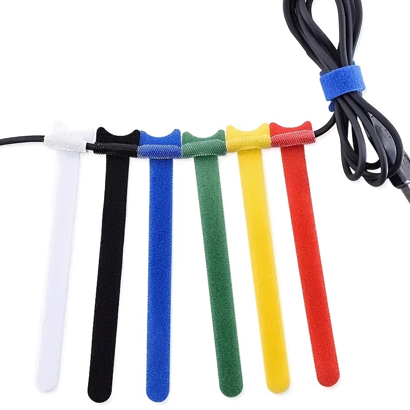 50PCS Reusable Cable Ties Fastening Cable Straps Management Wire