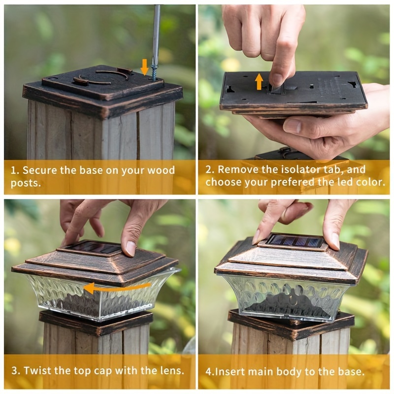 4x4 copper deals solar post caps