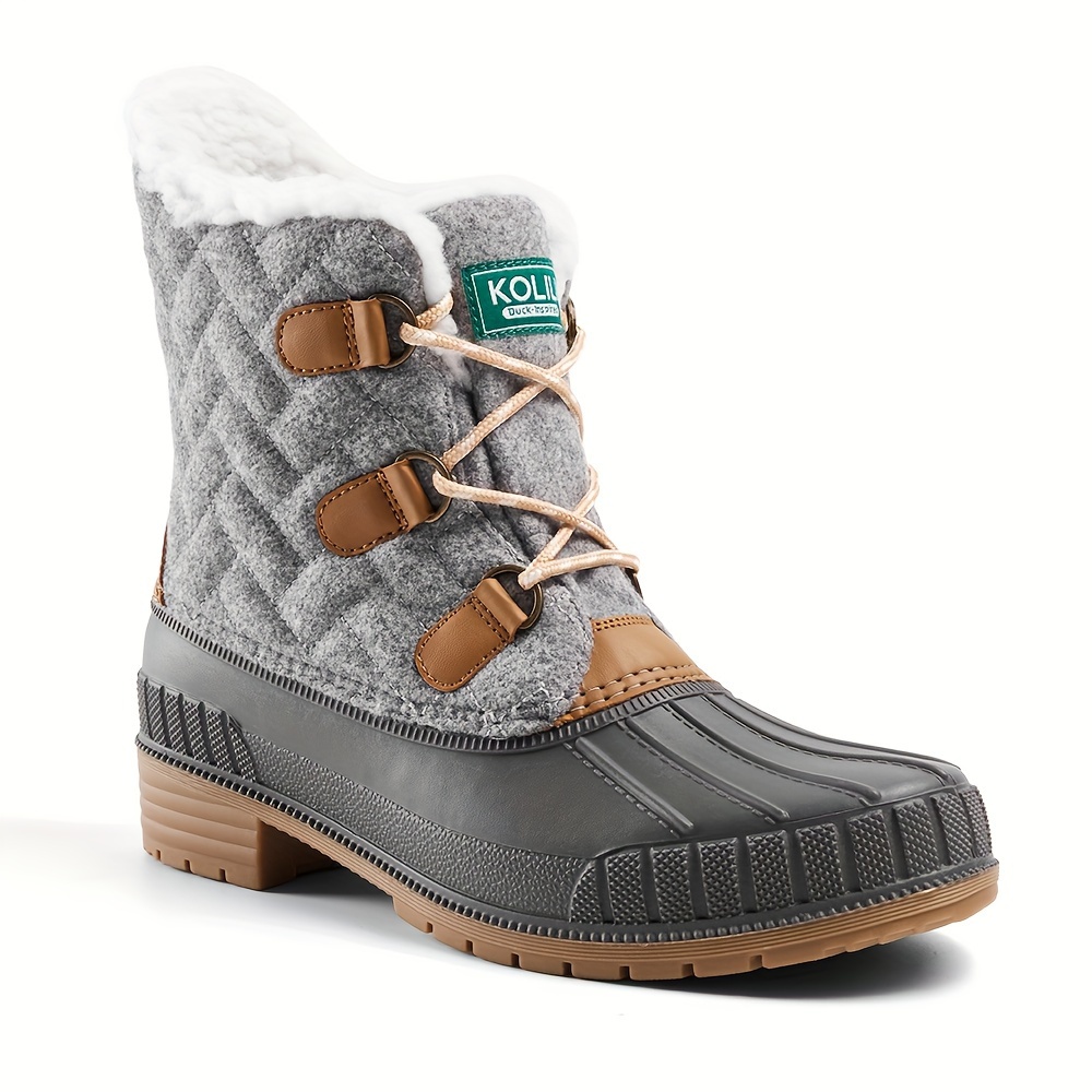 Women's lined shop winter duck boots