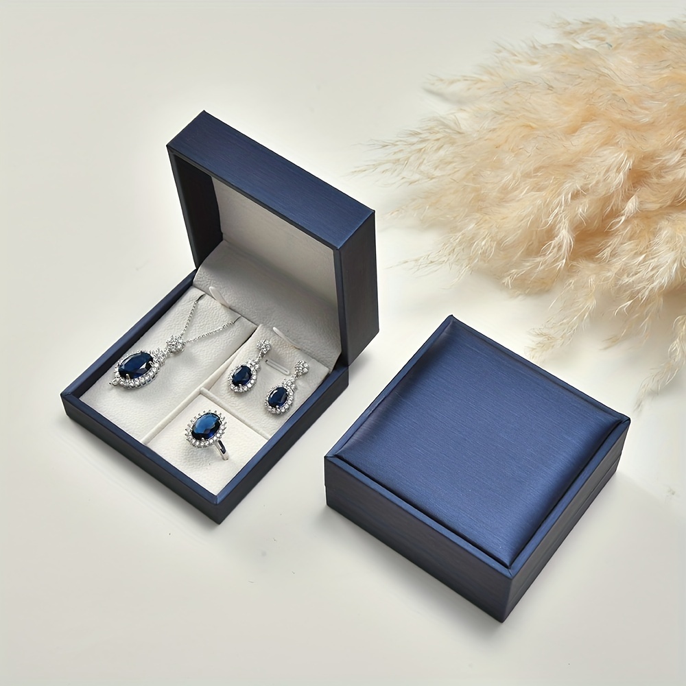 Pu Leather Small Jewelry Box Travel Portable Jewelry - Temu