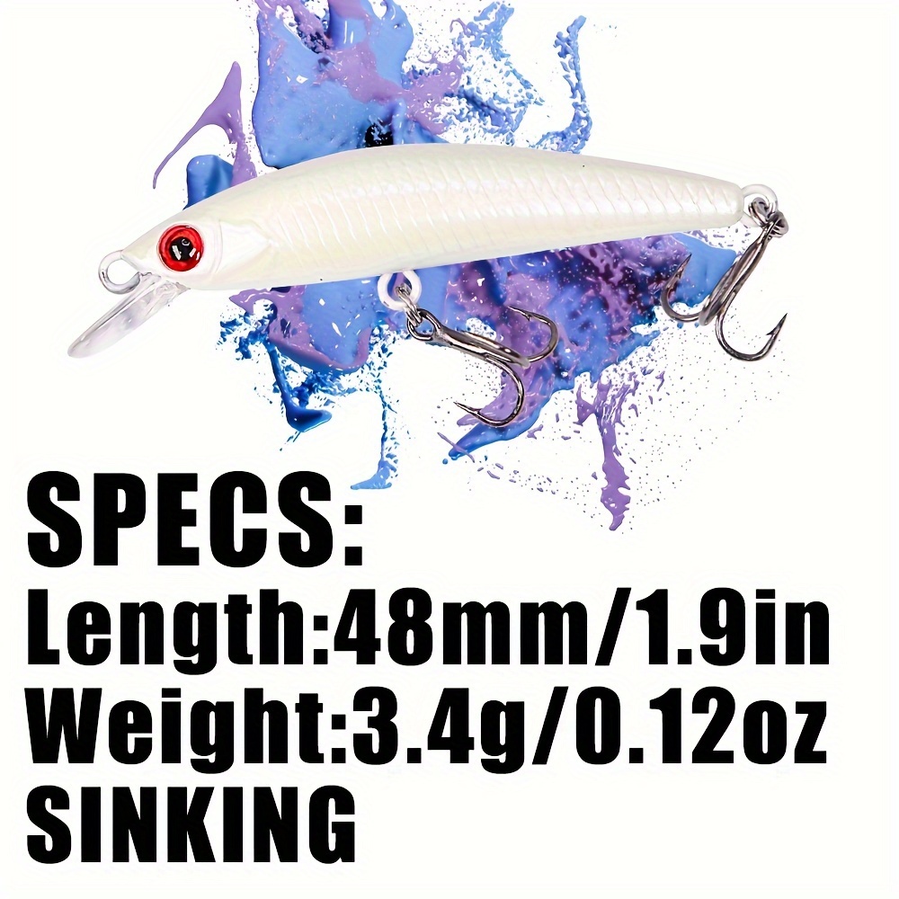 B u Sinking Minnow Fishing Lure Bionic Jerkbait Freshwater - Temu Canada