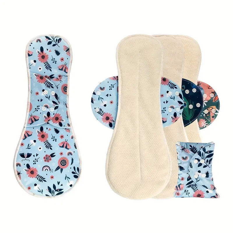 Reusable Menstrual Pads Heavy Flow Overnight Daily Pads Lady - Temu