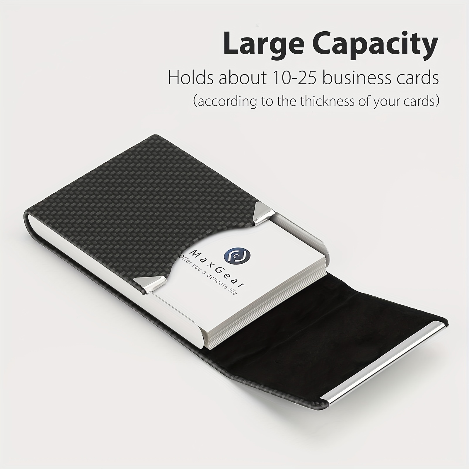  MaxGear Business Card Organizer, Portable Business