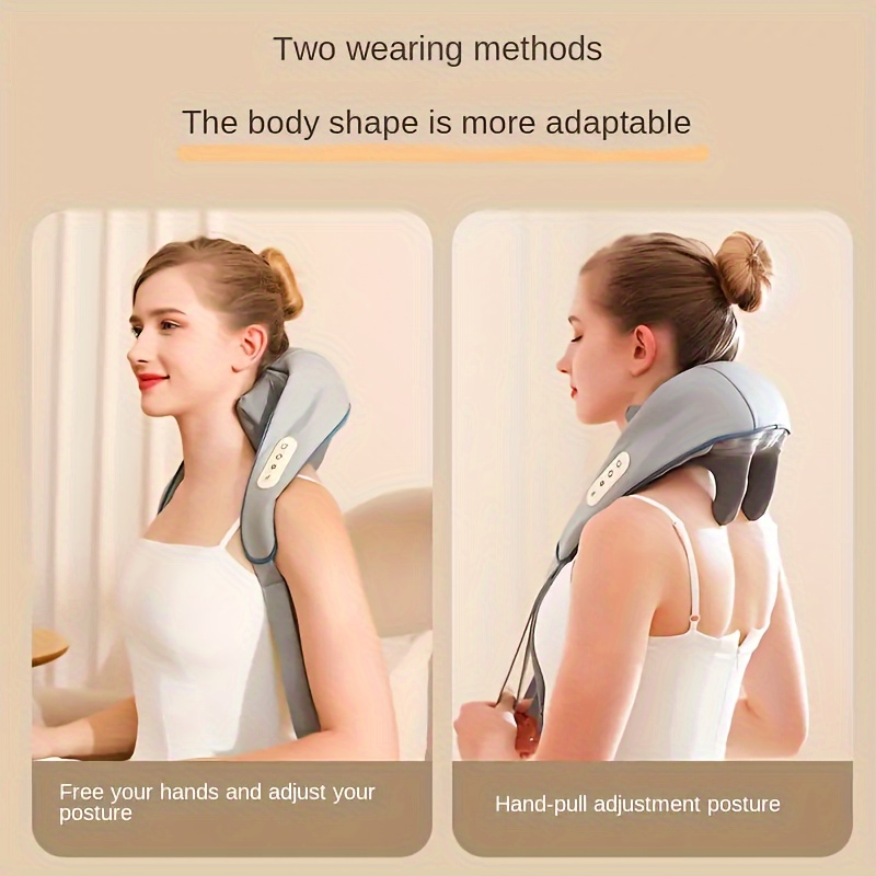 Multifunctional Neck And Shoulder Massager Usb Rechargeable - Temu