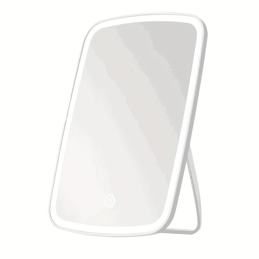 Portable LED Makeup Mirror Touch Screen 3 Light Vanity Mirror