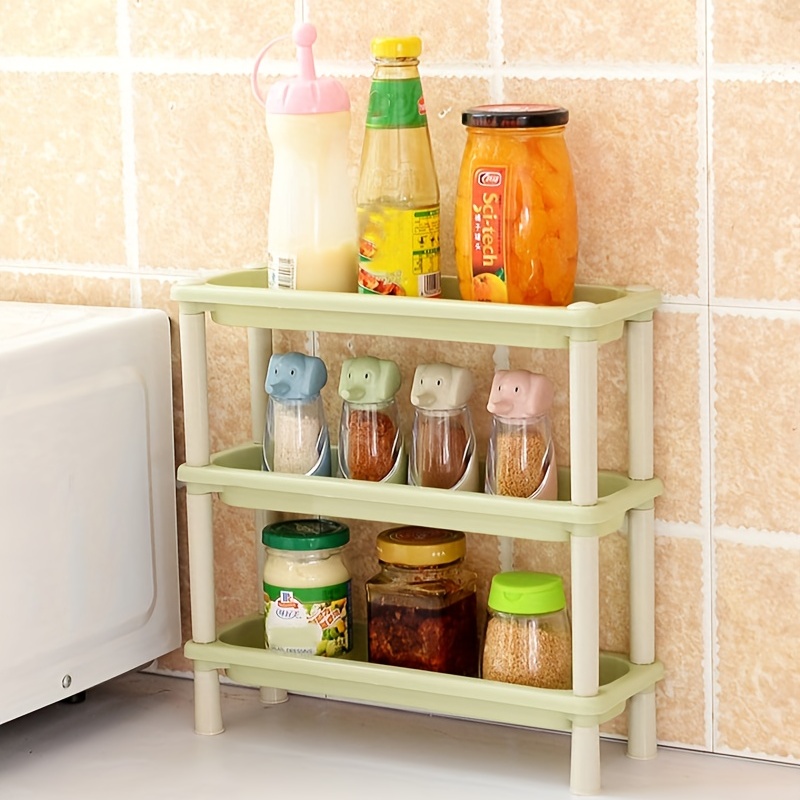 Small 3-Layer Modern Display Stand for Home Kitchen