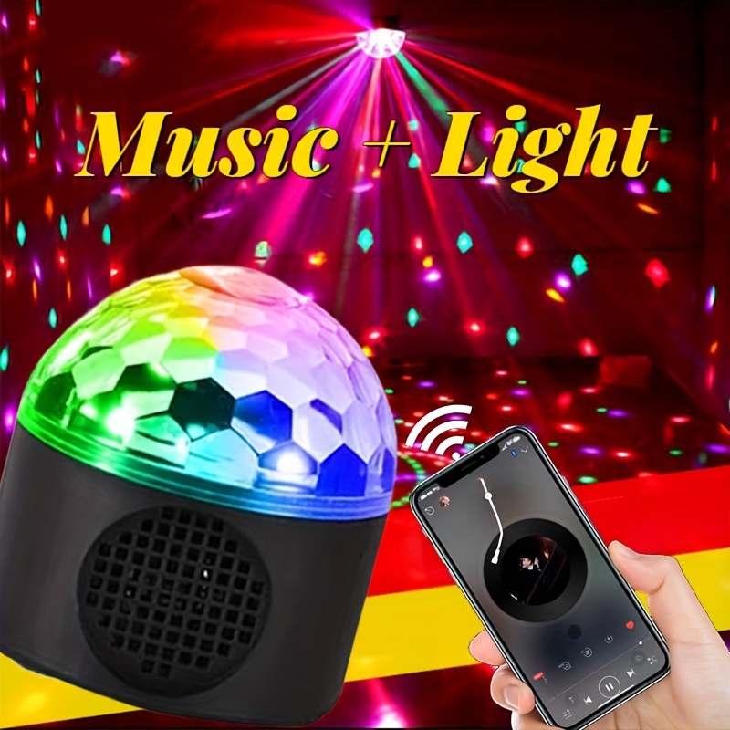 Mini Usb Disco Light Led Party Lights Portable Crystal Magic Ball