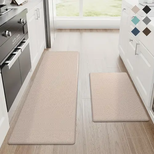 Sky Solutions Anti Fatigue Floor Mat - 3/4 Thick Cushioned Kitchen Rug, Standing Desk Mat - Comfort at Home, Office, Garage - Non Slip, Durable and