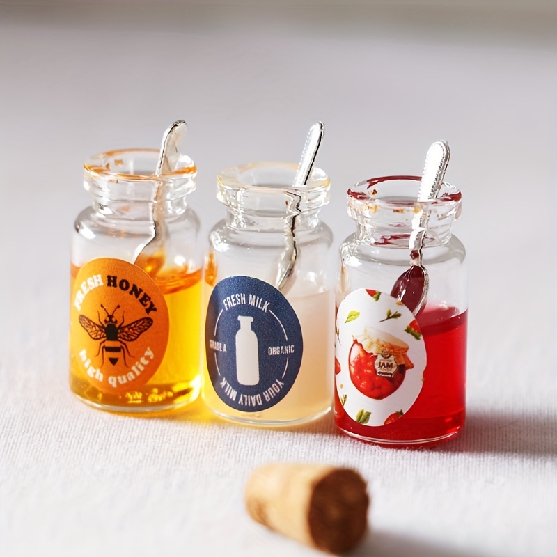 Miniature Accessoires en verre mini nourriture vraie cuisine Food Grade