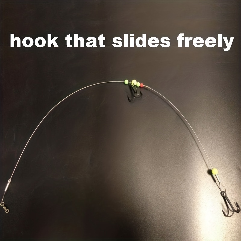 Bag Sea Fly Fishing Hook Slides Freely Stainless Wire - Temu Portugal