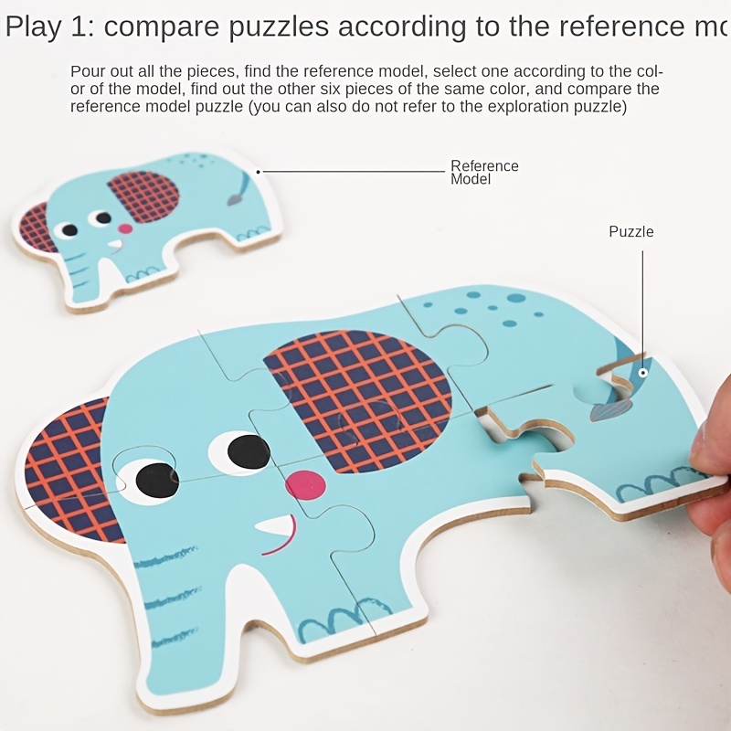 Jogo Puzzle de Madeira Quebra-cabeças Brinquedos - 3D Puzzles Para