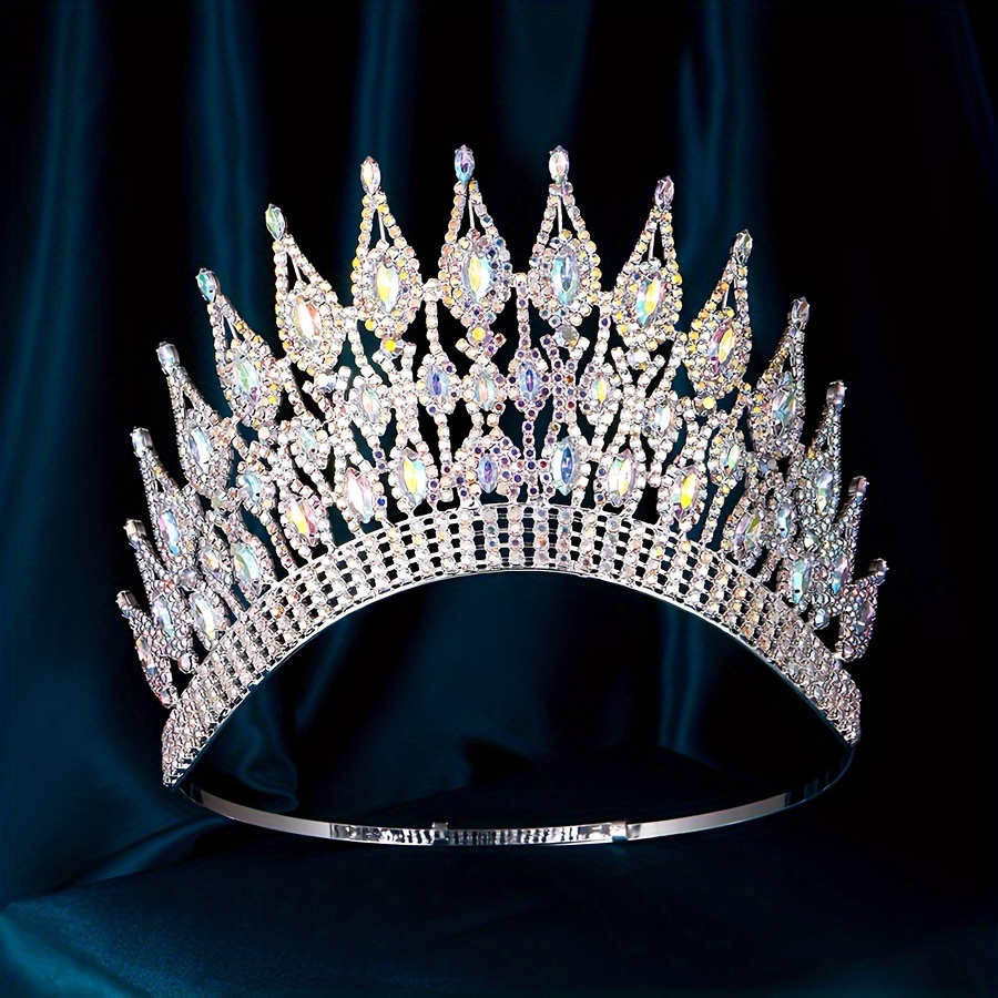 High end Pageant Crown Birthday Party Holiday Crown Bridal Temu