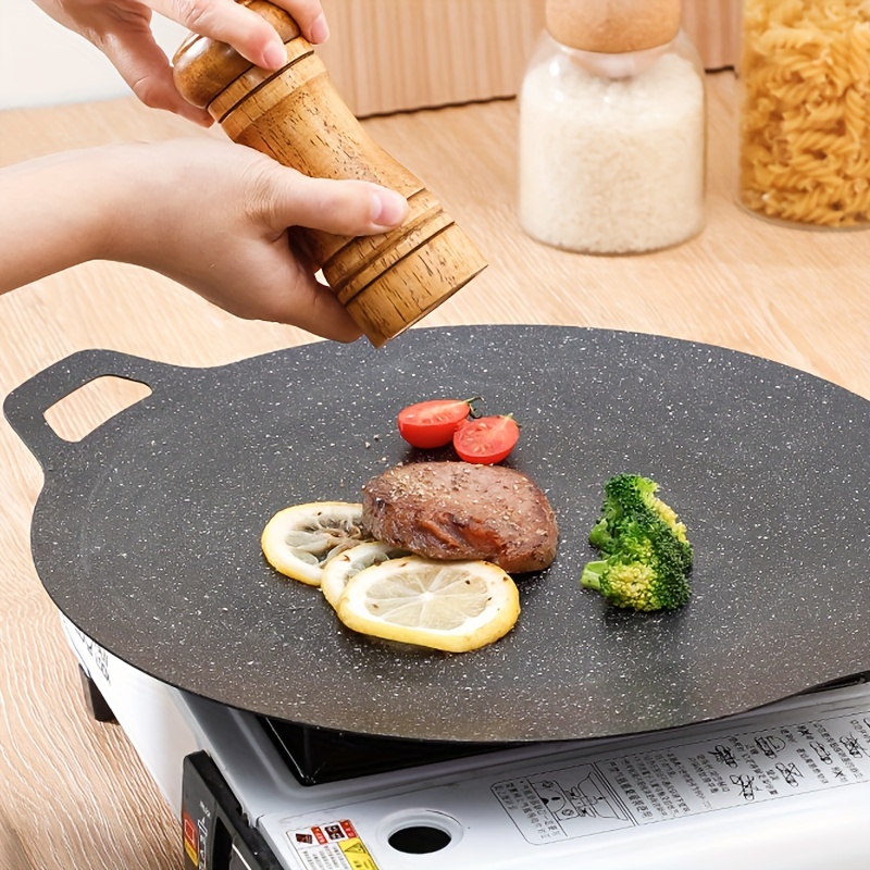 Cast Aluminum Griddle Pan For Stove Top, Lighter Than Cast Iron Skillet Pancake  Griddle, Nonstick Kitchen Stove Top Grill,,, - Temu