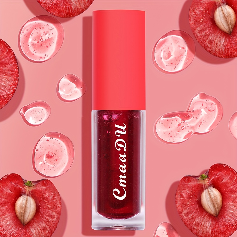 

Fruit Flavored Color Changing Lip Glaze Moisturizing Hydrating Daily Natural Lip Makeup Lip Oil Waterproof Nourishing Treatment Valentine's Day Gifts