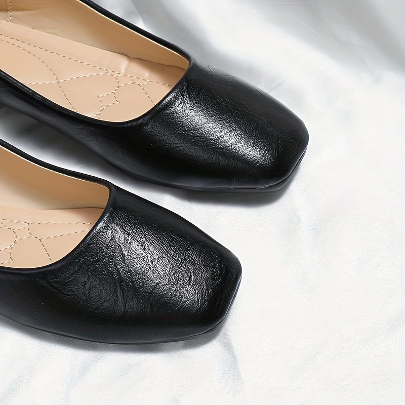 Women's Lightweight Square Toe Flats