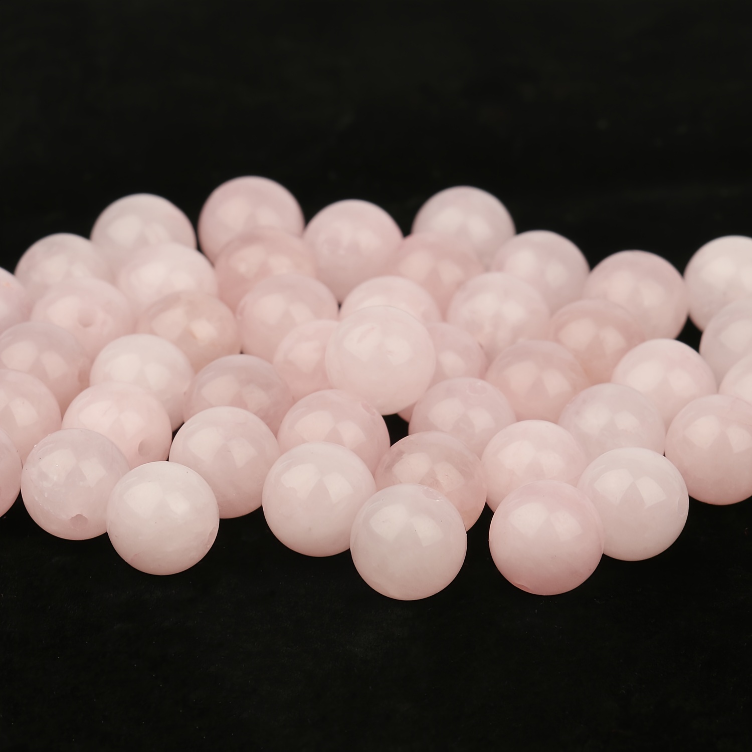 Natural Rose Quartz Stone Beads Round Loose Beads For - Temu