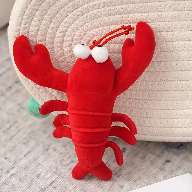 Cute Little Lobster Pendant Plush Doll