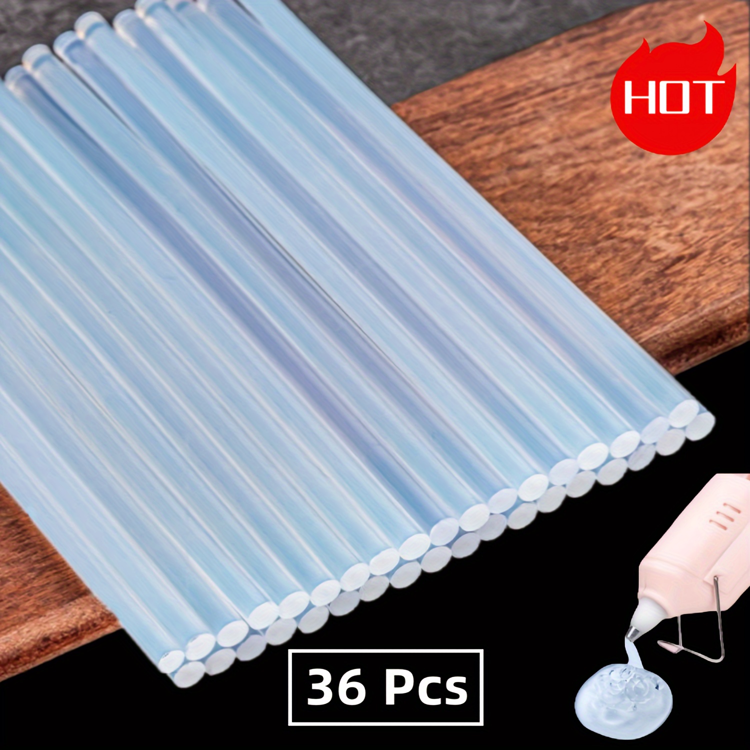 Mini Super Clear Safe Non toxic Hot Melt Glue Sticks Smooth - Temu