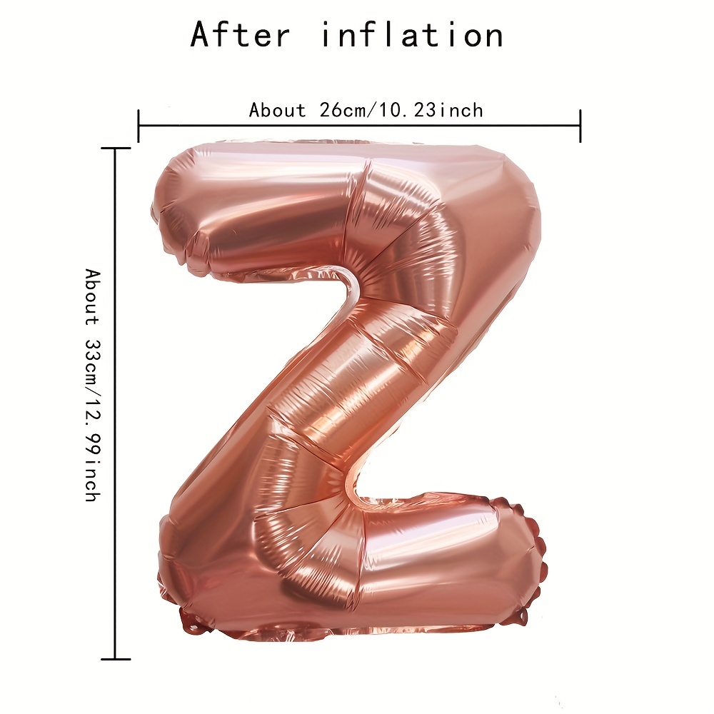 2 Ballons Anniversaire aluminium 45cm rose : Chez Rentreediscount