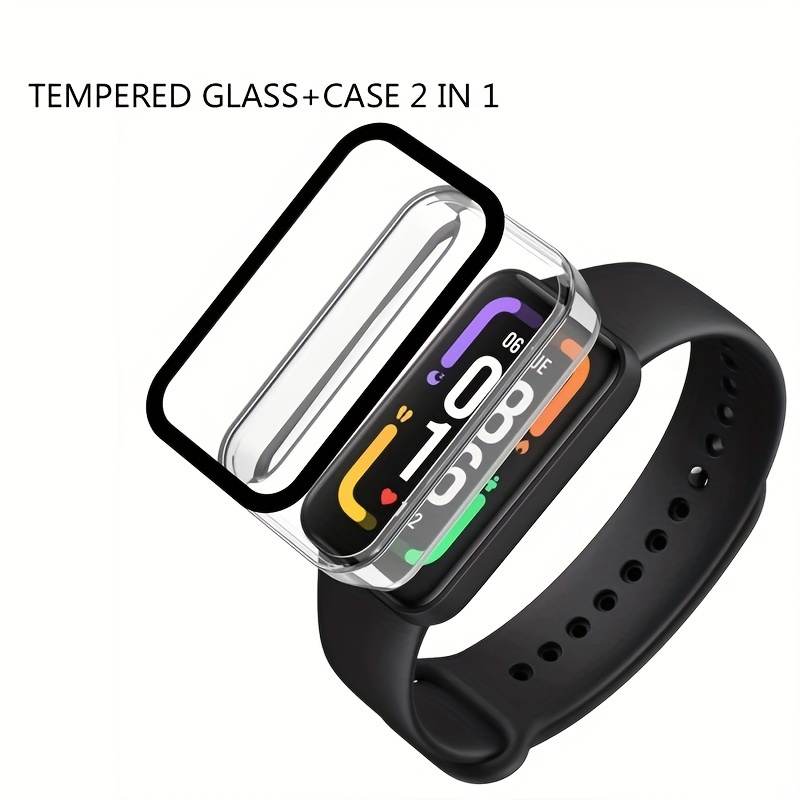 Full Coverage Protective Film for Xiaomi Band 8 Active Screen Protector HD  Clear Wristlet Cover for Mi Band8 Active Accessories