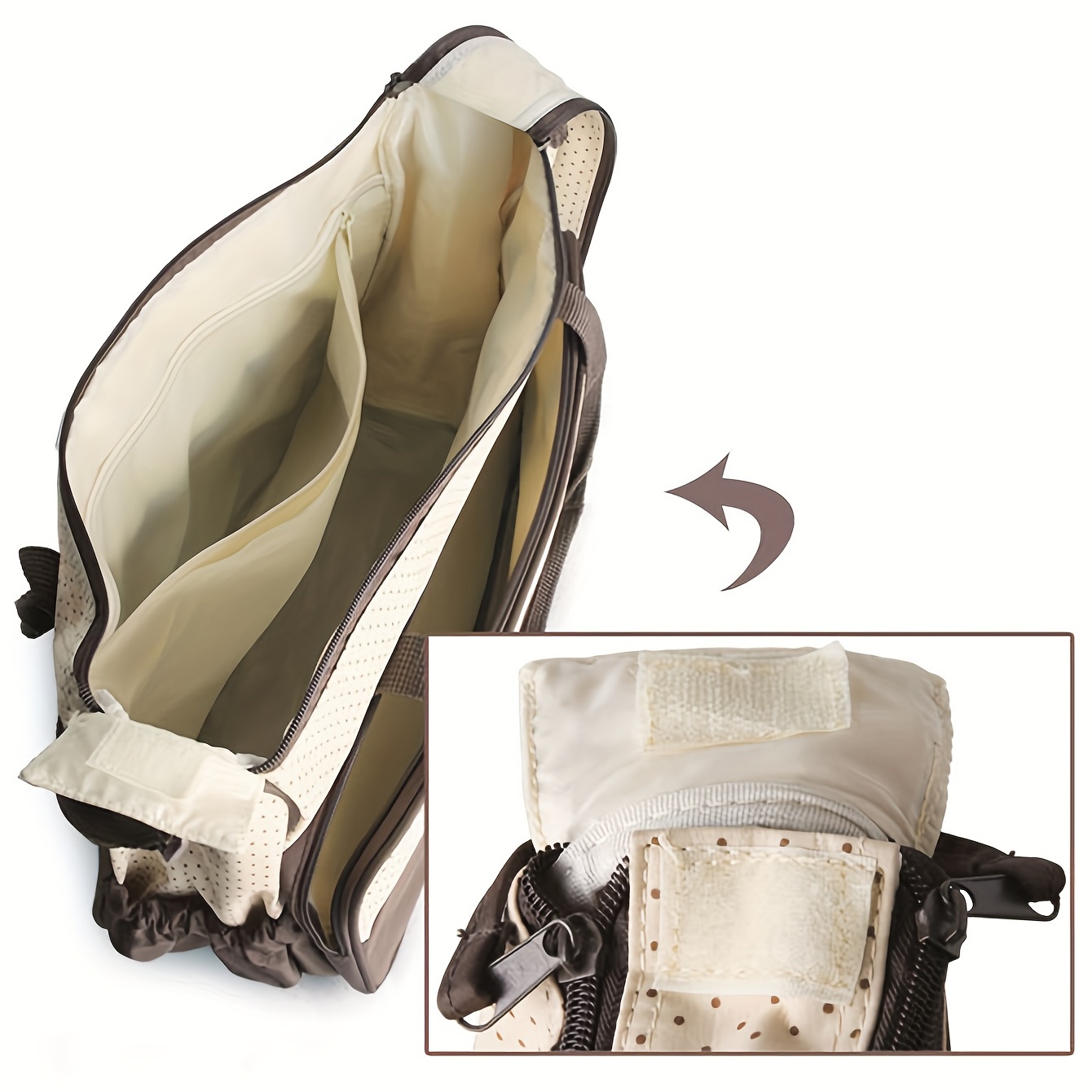 Hot Oblique Span Waterproof Mommy Bag Set, 5pcs