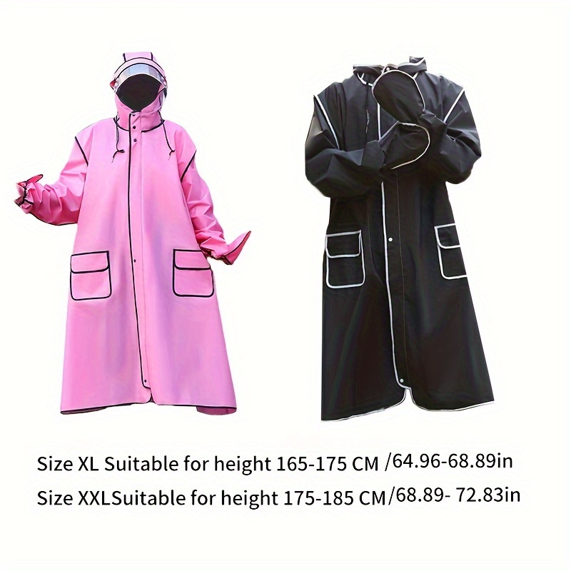 1pc durable 4 in 1 rain coat for cycling riding hiking mountaineering details 7