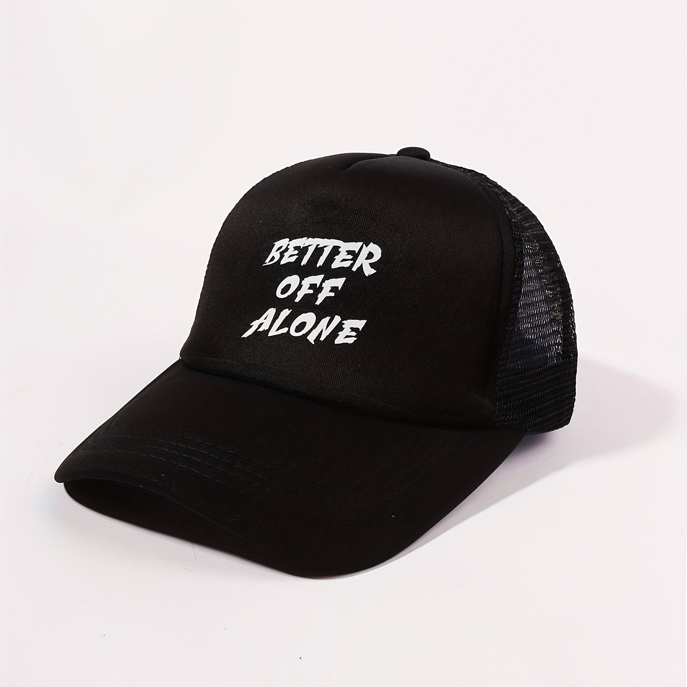 BETTER OFF ALONE Trucker Hat Mesh Baseball Cap Unisex