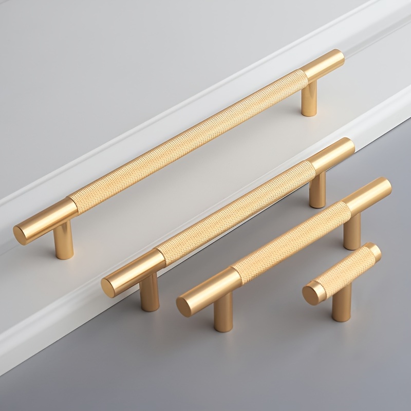 30 Pack Brushed Brass Kitchen Cabinet Drawer Pulls Kitchen Cabinet Handles  for Cupboard Gold 7.38 Inch Cabinet Pulls with 5 Inch Hole Center Square