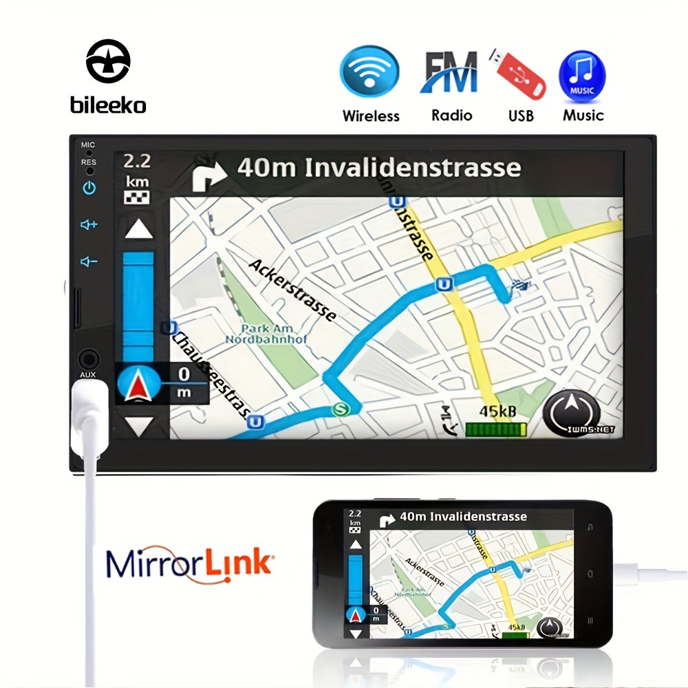 7 zoll 2din Universal auto multimedia player - Temu Austria