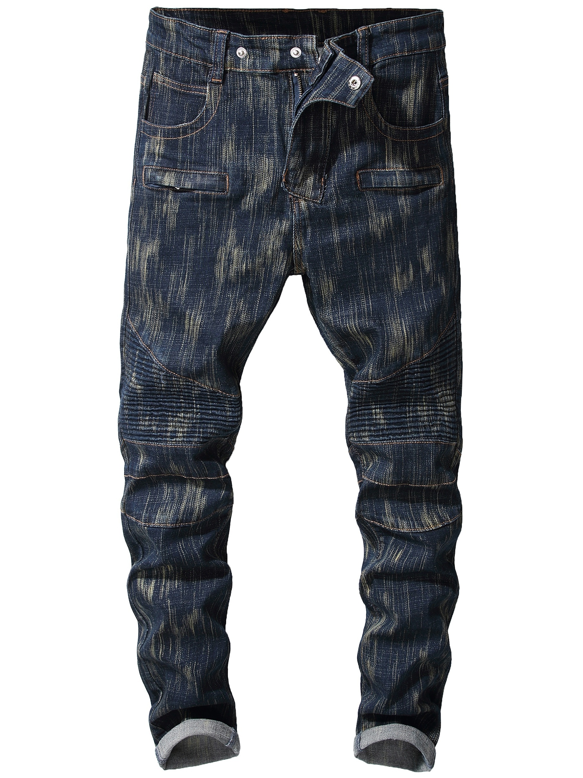 Chic Slim Fit Cool Biker Jeans Pantalones Mezclilla Temu Spain