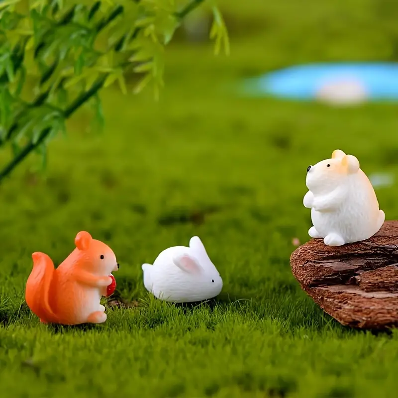 Different Kinds Of Small Animal Diy Resin Crafts Mini - Temu