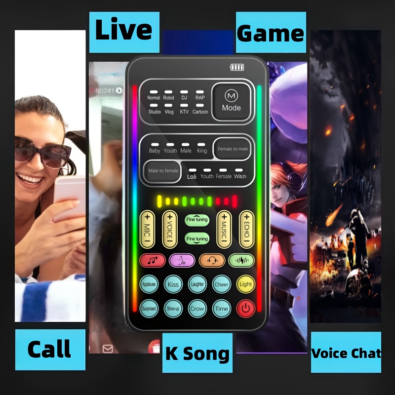 Changeur de voix portable mâle à femelle mini carte vocale universelle avec  effets pour jeu - DIAYTAR SÉNÉGAL