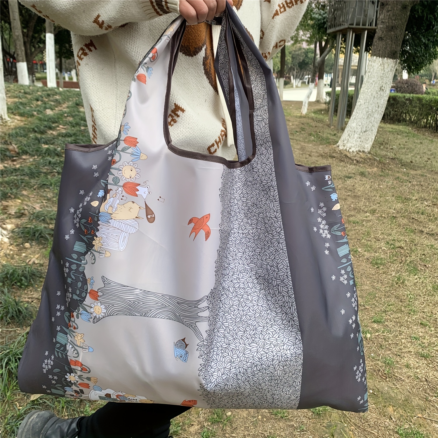 Tote Bag Shopper Nylon Faltbar Amazon Leichte Einkaufstasche Easy