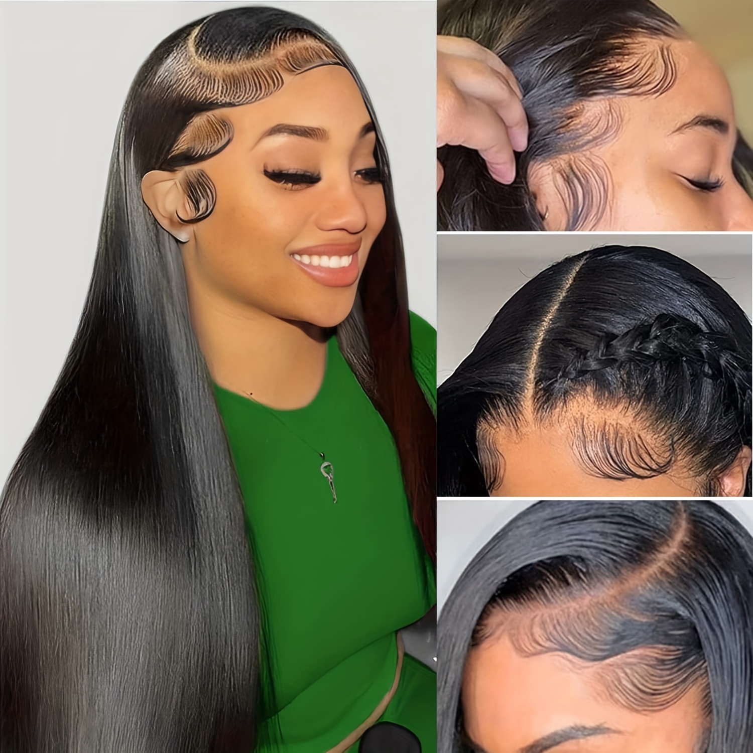 18Inch Straight Lace Front Wigs Human Hair 13x4 Glueless HD Lace Front Wigs  Human Hair Pre Plucked with Baby Hair Brazilian Virgin Human Hair Lace  Frontal Wigs … in 2023