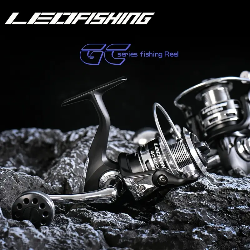 Leofishing 5.1:1 Gear Ratio Aluminum Spinning Reel Powerful - Temu