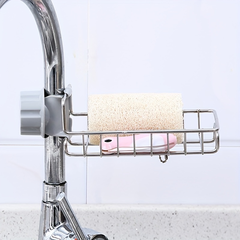 Household Stainless Steel Perforated Rag Drain Rack Sink Kitchen