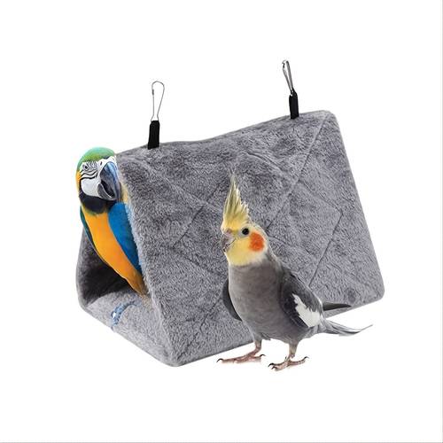 plush winter bird nest house cozy hanging hammock for birds to sleep and hideaway in warmth