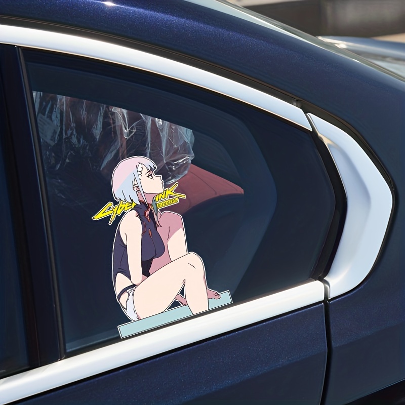 Reflective Anime Car Stickers Two dimensional Sexy Beauties - Temu