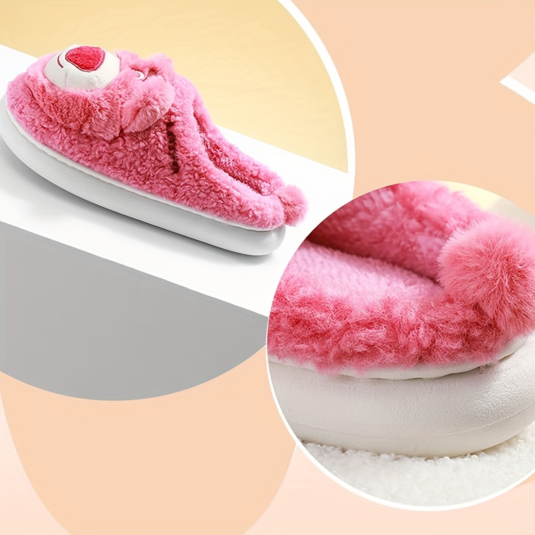  Fluffy Pink Slippers