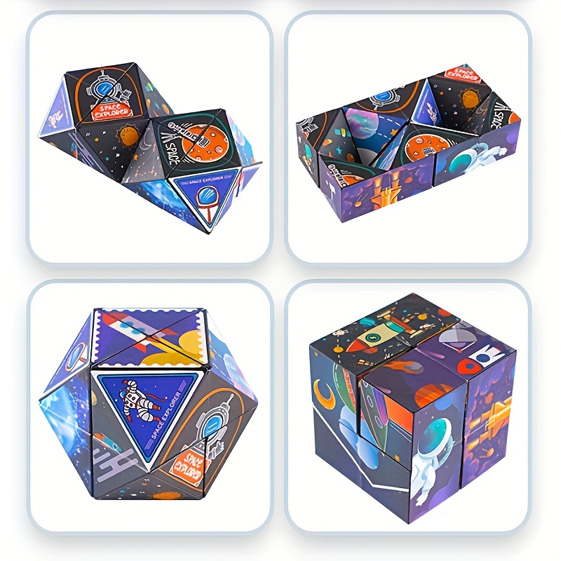 3D Changeable Magic Cube Anti Stress Fidget Toy Gift