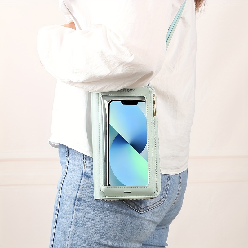 Touch Screen Mobile Phone Bag Anti theft Multi functional Temu