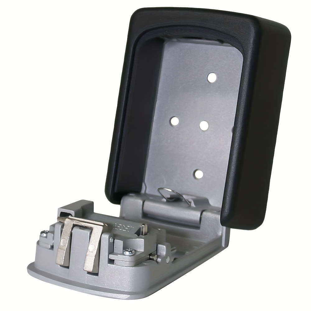 Caja De Seguridad Para Llaves De 1 Pieza Para Montaje En Pared Exterior,  Caja De Seguridad Con Combinación De 4 Dígitos De Metal Para Llaves De Casa
