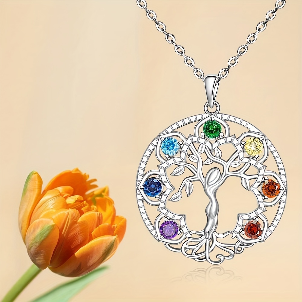 5PCS Yoga 7 Charka Gems Stone Tree Of Life Pendants Reiki Healing Amulet -  Conseil scolaire francophone de Terre-Neuve et Labrador